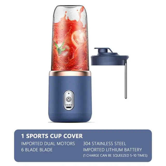 JuiceBlender | Nooit Meer Zonder: De Ultieme Draagbare Draadloze Blender voor Onderweg!