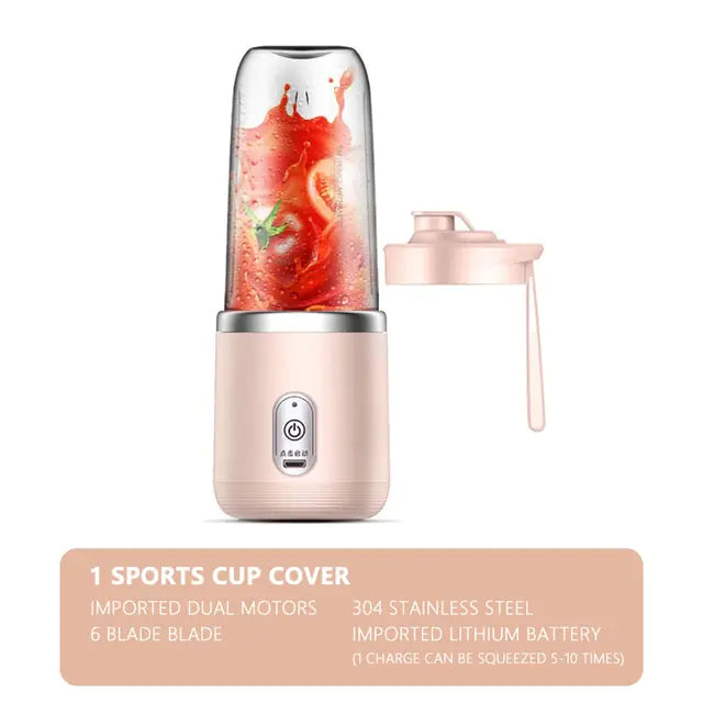 JuiceBlender | Nooit Meer Zonder: De Ultieme Draagbare Draadloze Blender voor Onderweg!