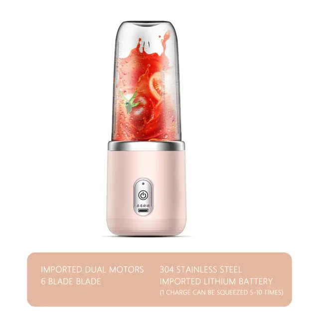JuiceBlender | Nooit Meer Zonder: De Ultieme Draagbare Draadloze Blender voor Onderweg!