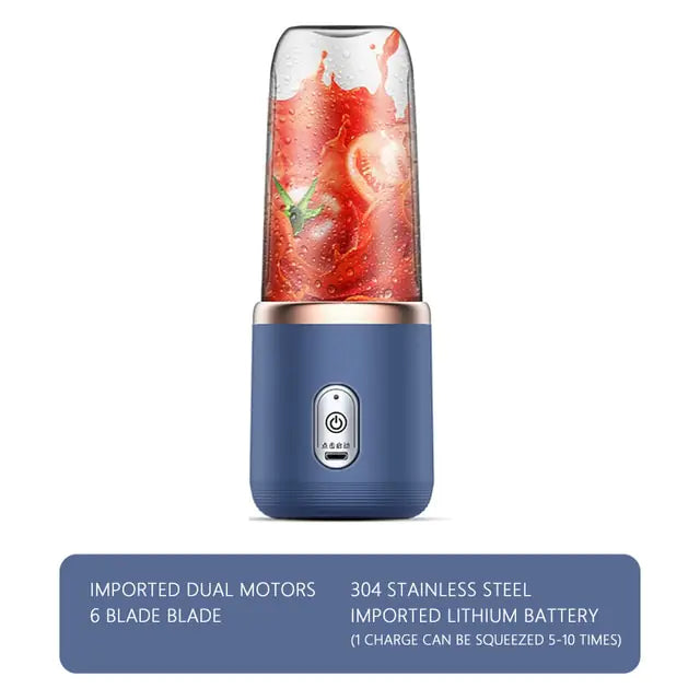 JuiceBlender | Nooit Meer Zonder: De Ultieme Draagbare Draadloze Blender voor Onderweg!
