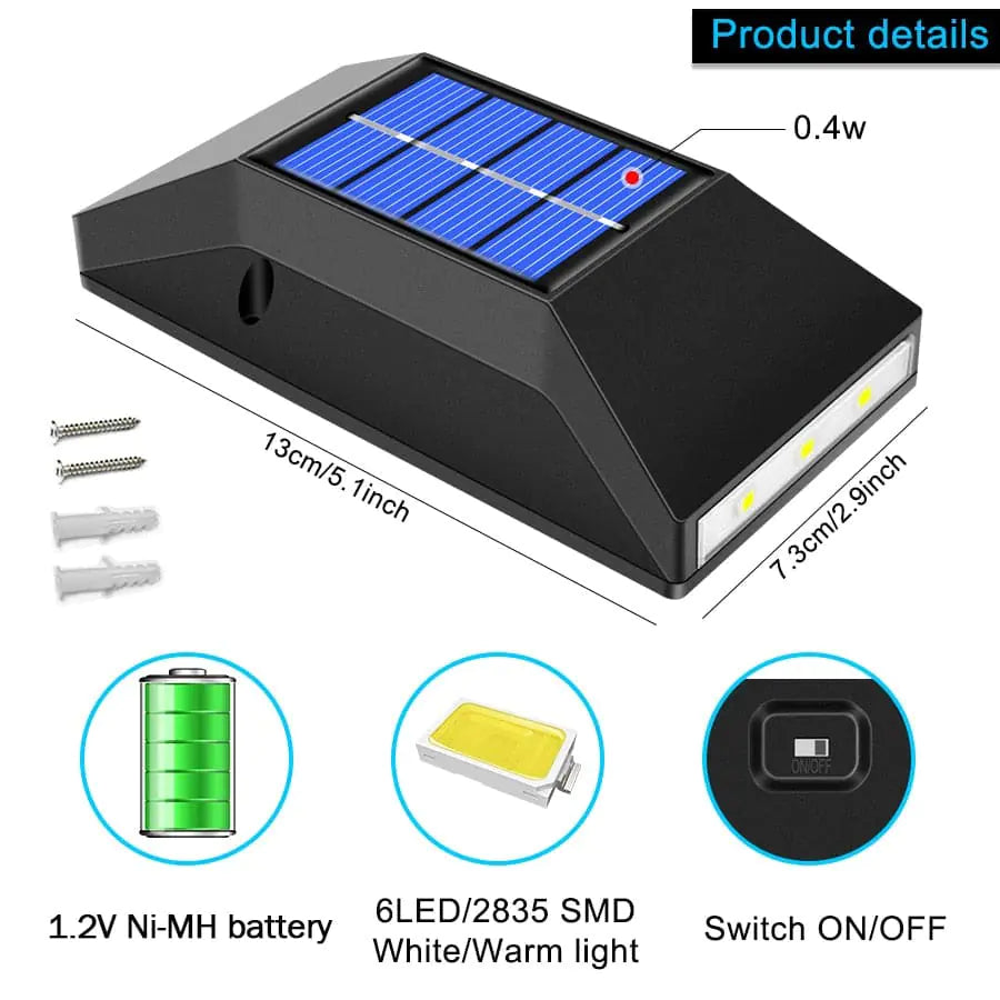 MagicSolar | Ervaar De Sublieme Sfeer Van De Solar Buitenverlichting in Stralend Wit of Warme Tinten